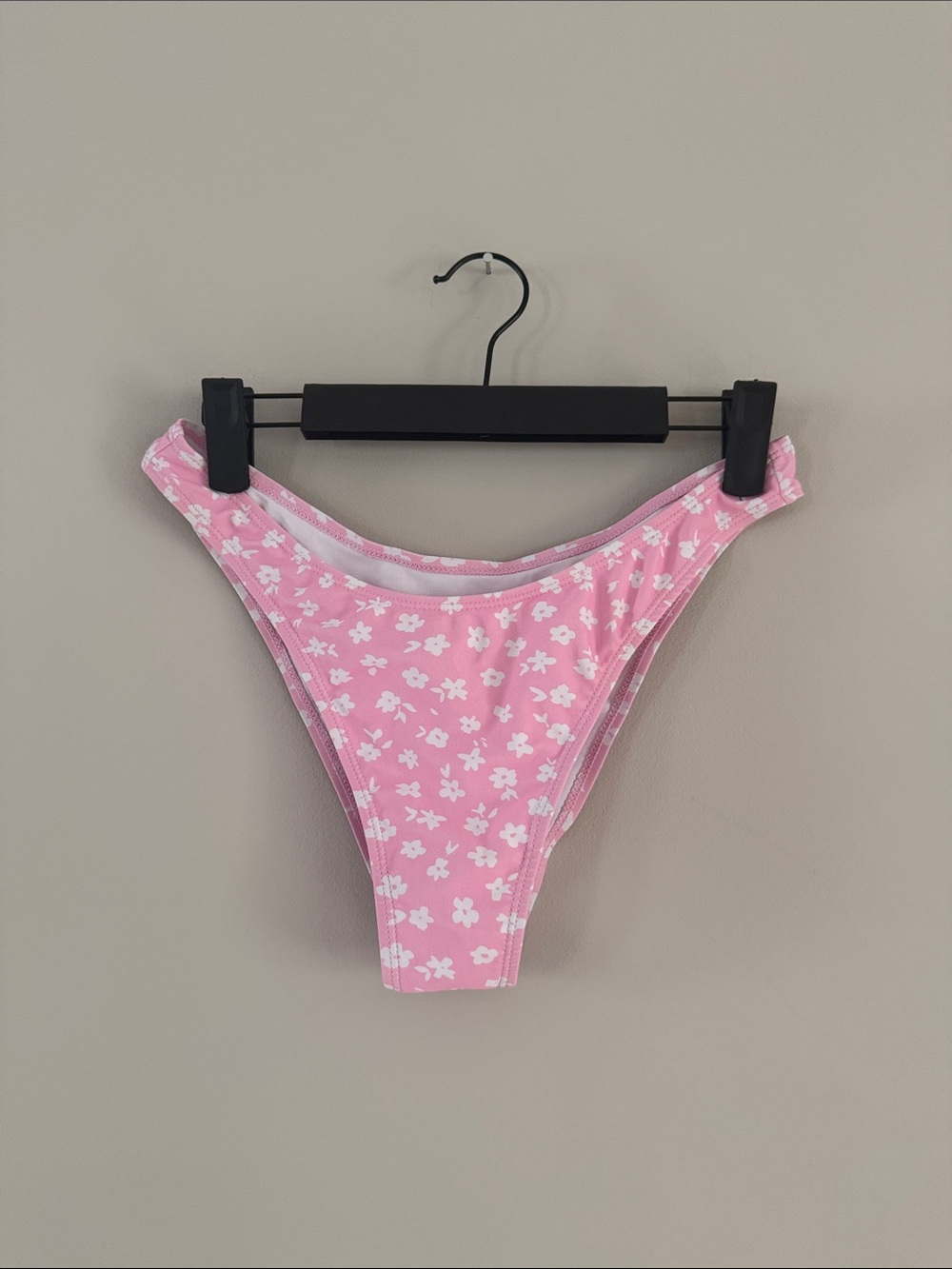 Pink Floral Bikini Bottom